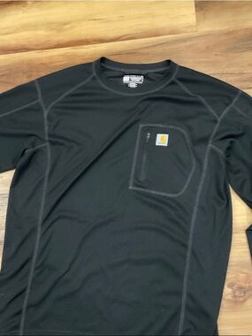 Carhartt Force Black Performance Pocket Shirt with Zip. Sz xl